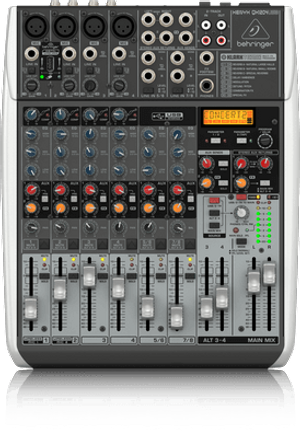 Behringer Xenyx QX1204USB Mixer with USB and Effects